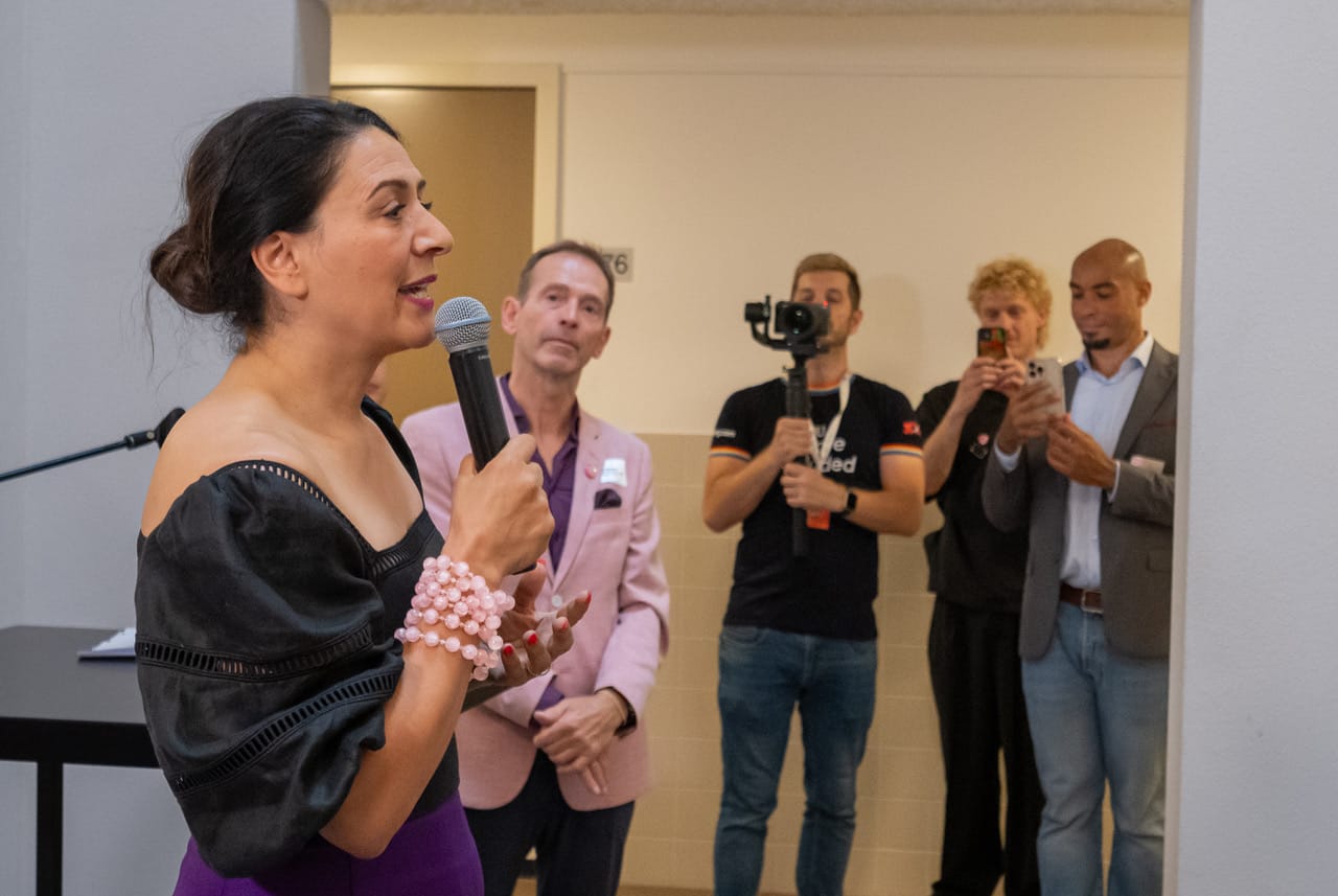 Touria Meliani Siep De Haan tijdens Arts Culture Pride 2023.