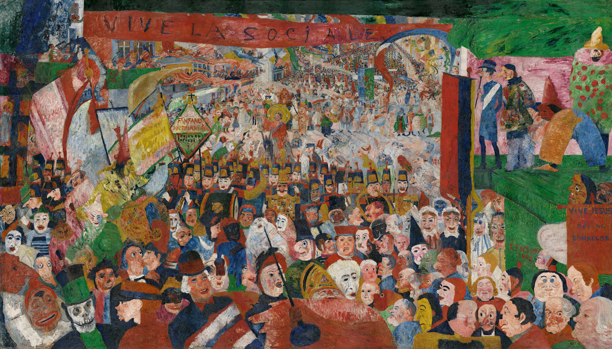 Christ's Entry Brussel 1889 James Ensor