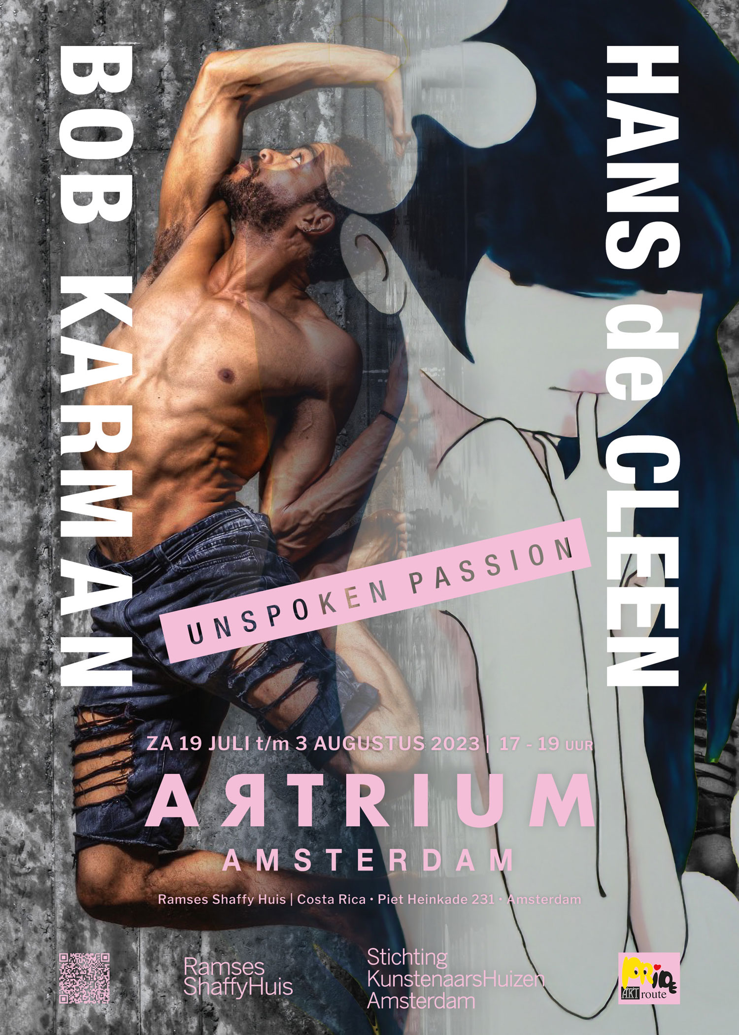 UNSPOKEN PASSION affiche expositie ATRIUM