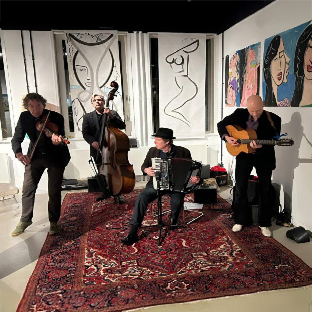 Shaffy Muziekcafé met Klezmer, Gipsy Jazz, Balkan & Musette door Panville, op 25 oktober 2025, aanvang 16:30 uur