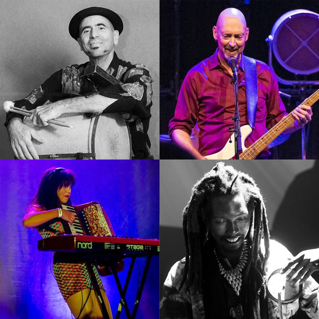 Afro Jazz door Soul Makosa; Roberto Haliffi, Mame N' Diack, Jina Sumedi en Jasper de Beer. 25 april 2026, aanvang 16:30 uur