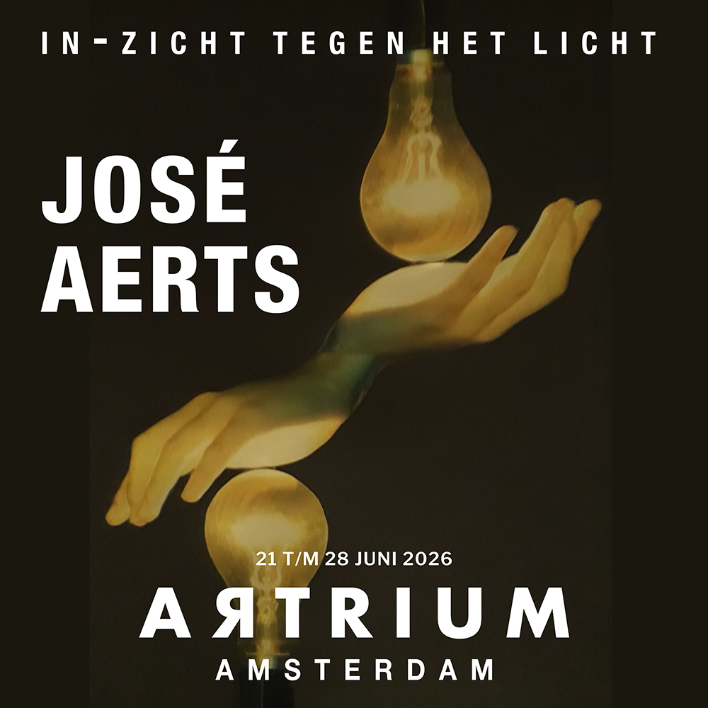 Expositie van beeldend kunstenaar José Aerts in het ARTRIUM, over verschillende manieren van kijken en zien, letterlijk en figuurlijk. Opening zondag 21 juni 2026